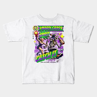 Mardi Gras Sprit Kids T-Shirt